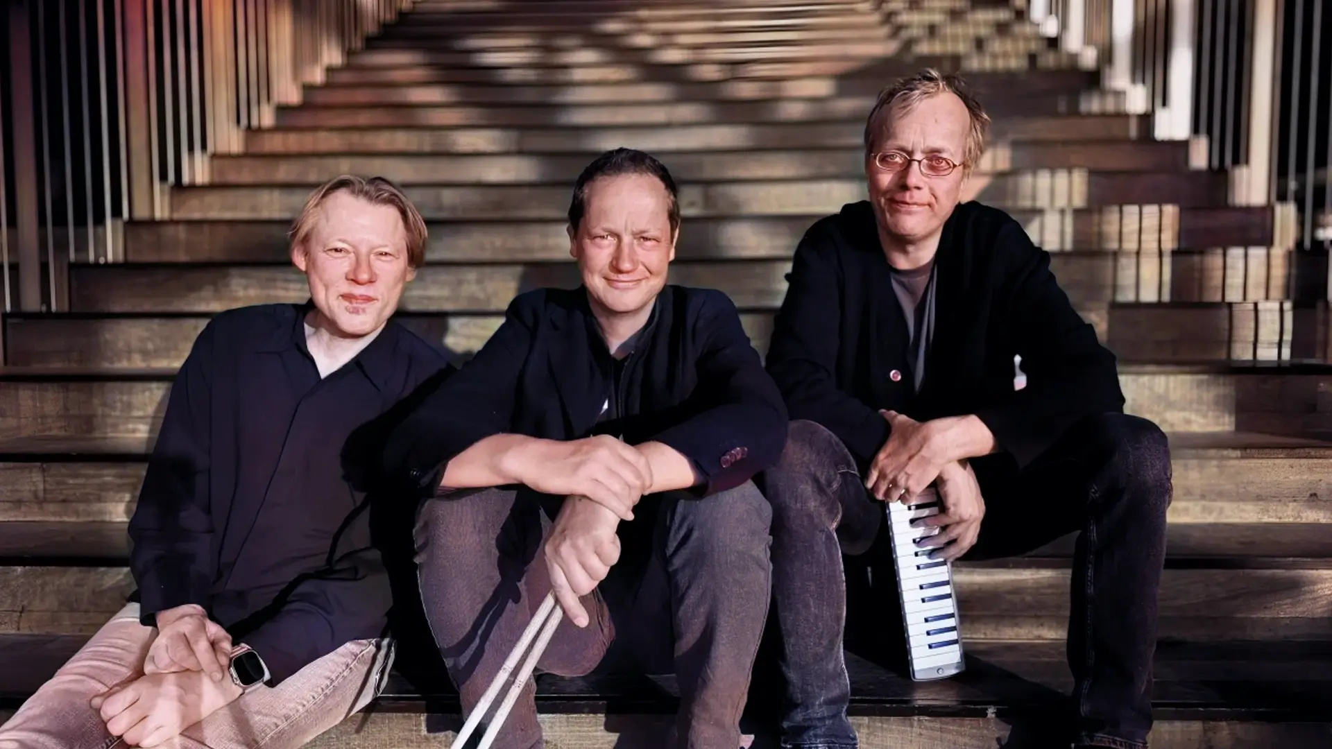 Foto van Amsterdam Organ Trio voor het Red Light Jazz Festival
