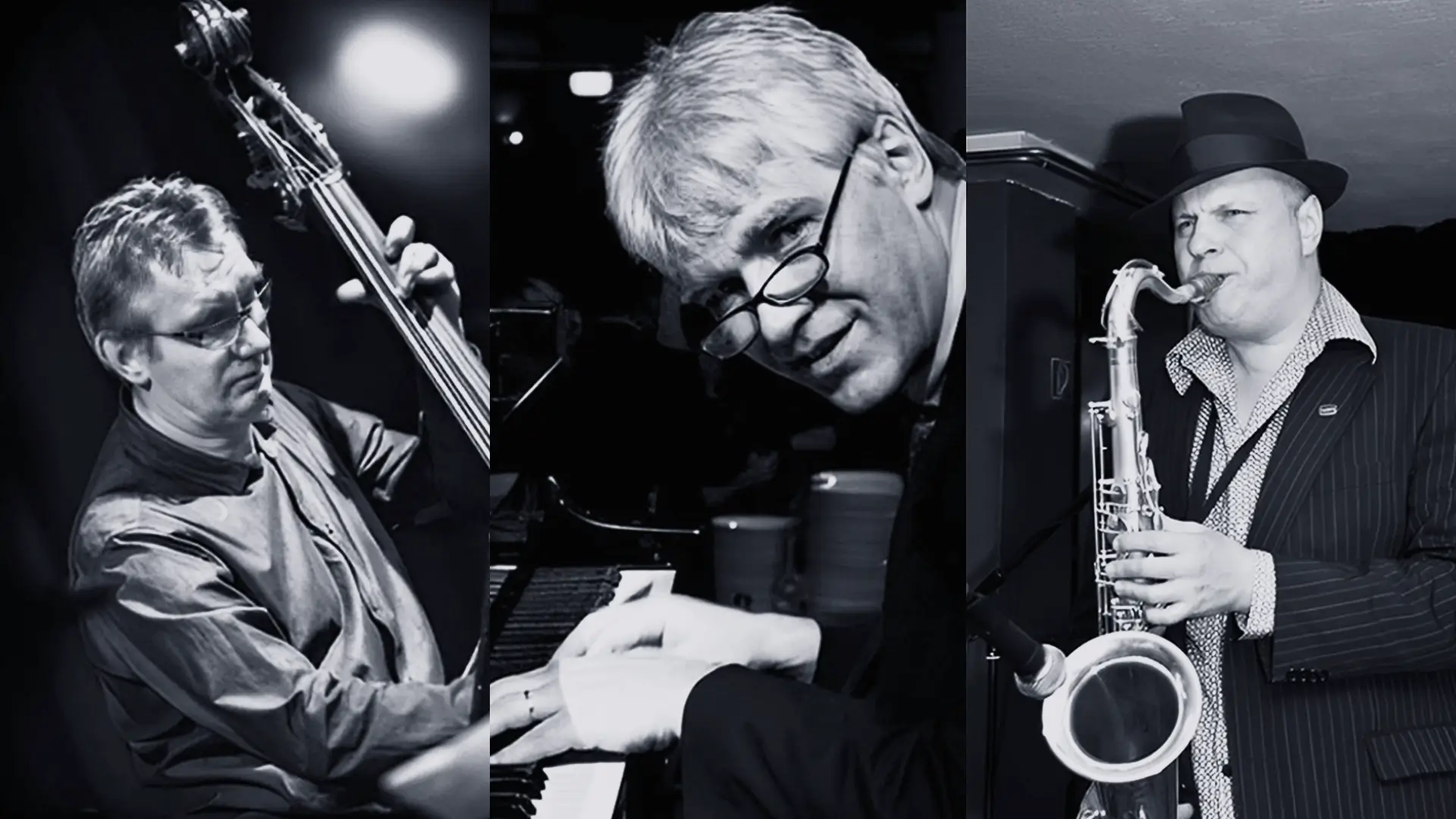 Foto van Berend van den Berg - Joep Lumeij - Dimitri Chapeau voor het Red Light Jazz Festival