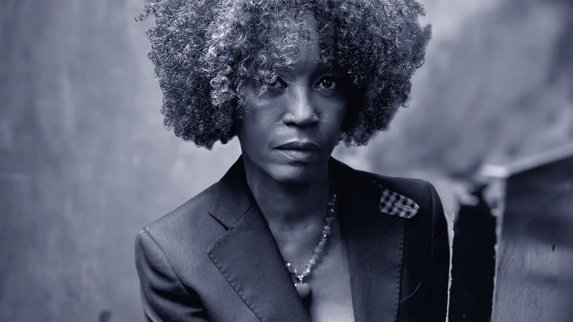 Foto van Farida Merville voor haar optreden op het Red Light Jazz Festival