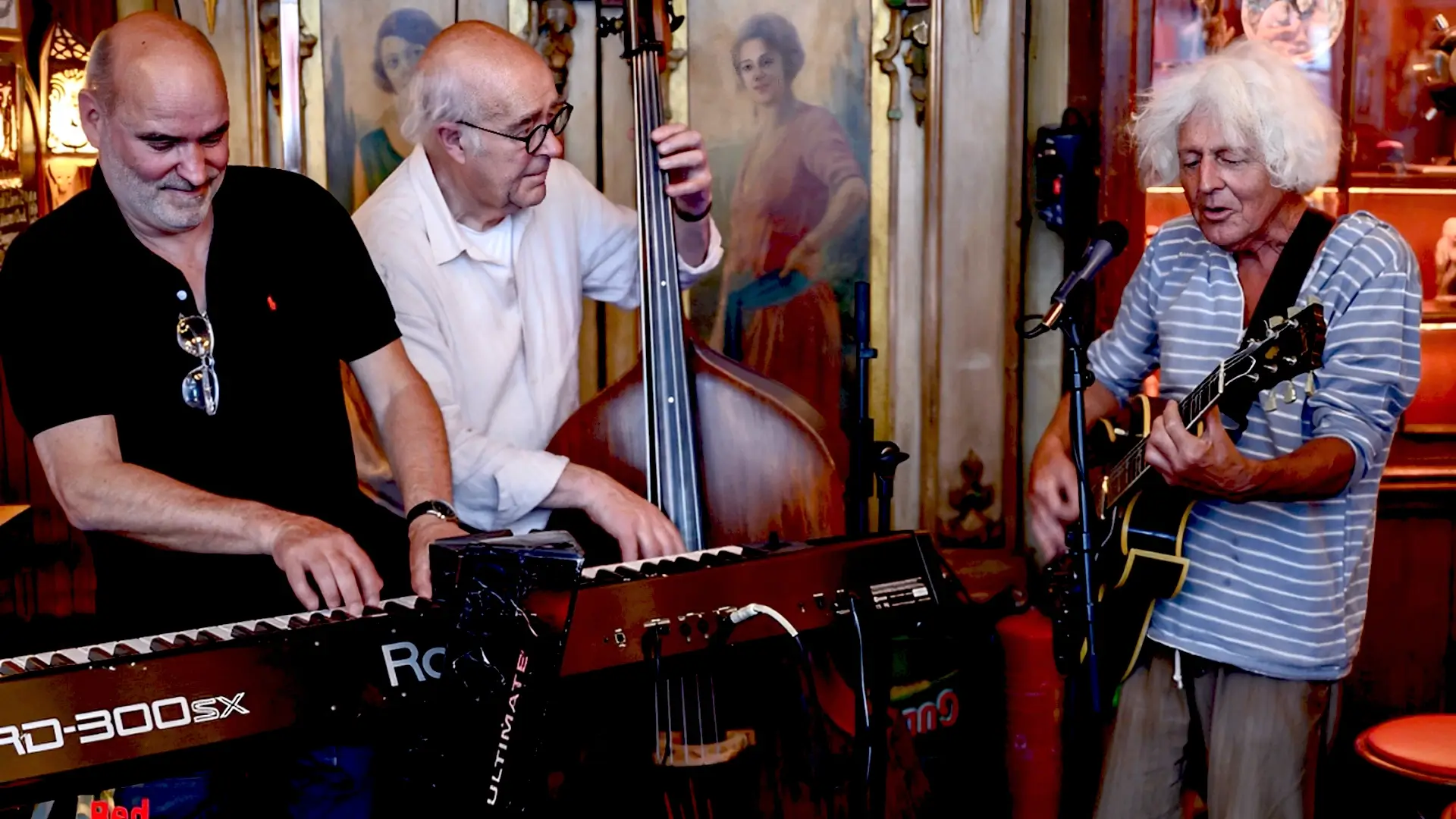 Foto van The Monkey Trio voor optreden tijdens Red Light Jazz