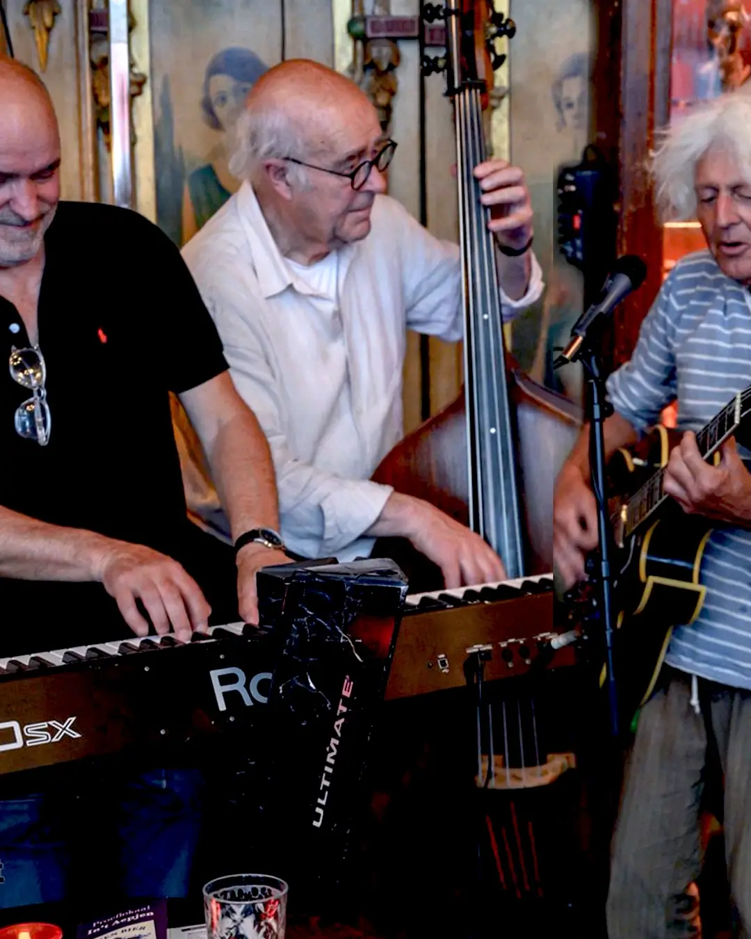 Foto van The Monkey Trio voor optreden tijdens Red Light Jazz