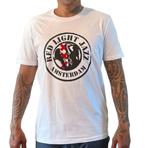 t-shirt wit red light jazz