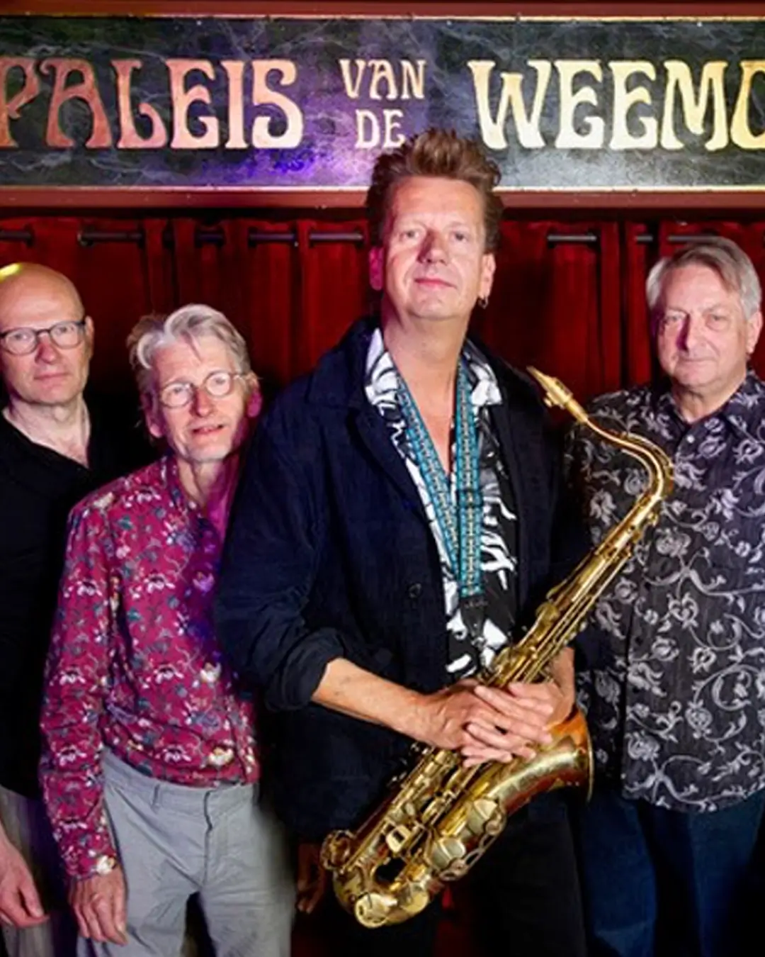 Foto van Wouter Kiers Quartet optreden in Paleis van Weemoed Amsterdam red Light Jazz